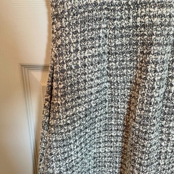 J. Crew A-Line Shimmer, Metallic Tweed Dress, Size 8 - Picture 6 of 7
